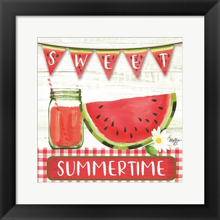 Framed Sweet Summertime Print