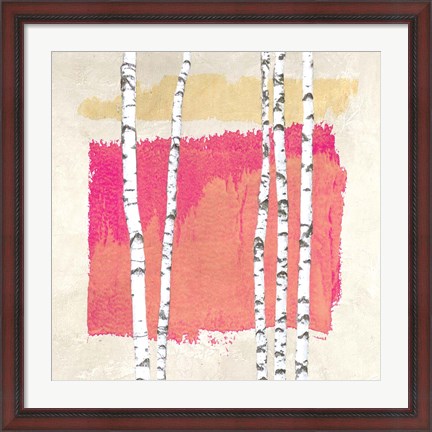 Framed Abstract Nature I Print