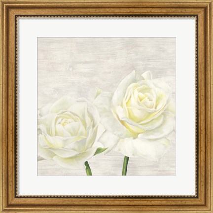 Framed Classic Roses I Print
