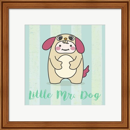 Framed Li&#39;l Dog Print