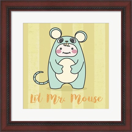 Framed Li&#39;l Mouse Print