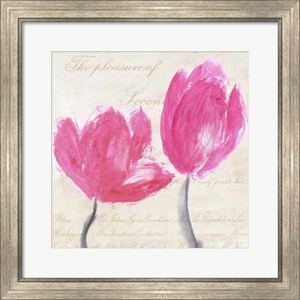 Framed Classic Tulips I Print