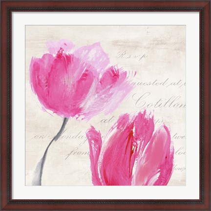 Framed Classic Tulips II Print