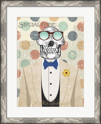 Framed Modern Gentleman #1 Print