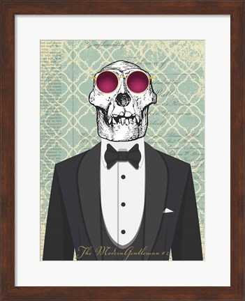 Framed Modern Gentleman #2 Print