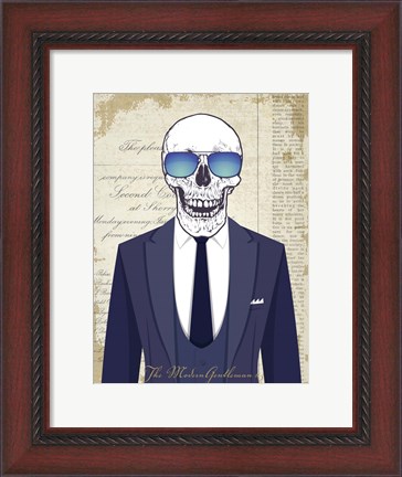 Framed Modern Gentleman #3 Print