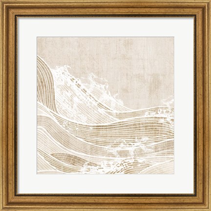 Framed Tidal Waves I Print