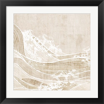 Framed Tidal Waves I Print