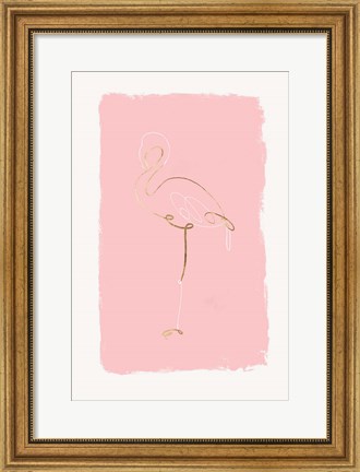 Framed Graceful Bird II Print