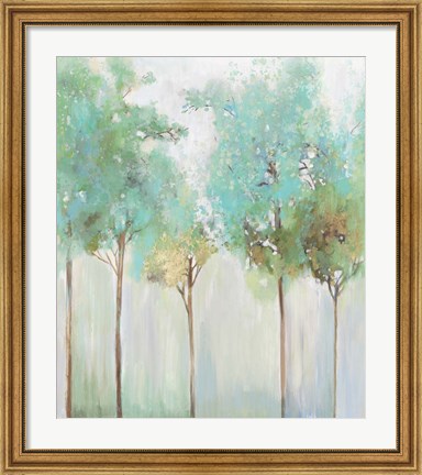 Framed Enlightenment Forest I Print