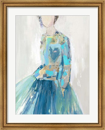 Framed Blue Muse Print