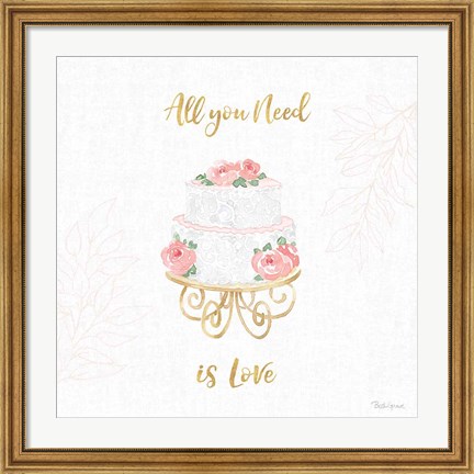 Framed All You Need is Love IX Print