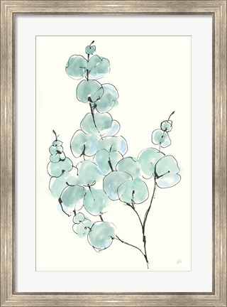 Framed Eucalyptus Branch III Print