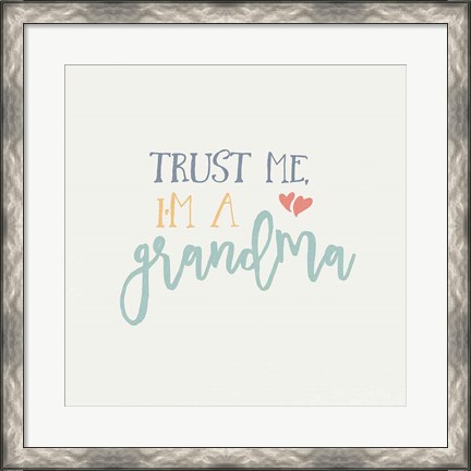 Framed Grandma Inspiration I Color Print