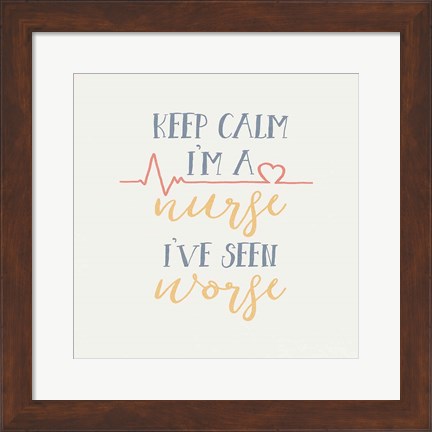 Framed Nurse Inspiration II Color Print