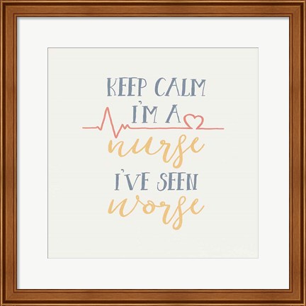 Framed Nurse Inspiration II Color Print