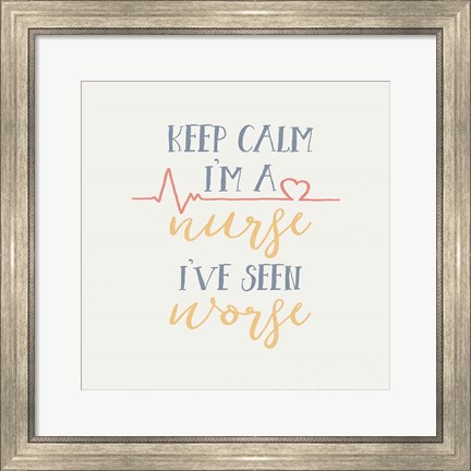 Framed Nurse Inspiration II Color Print