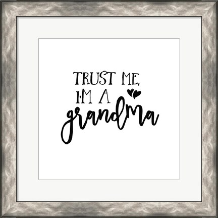 Framed Grandma Inspiration I Print