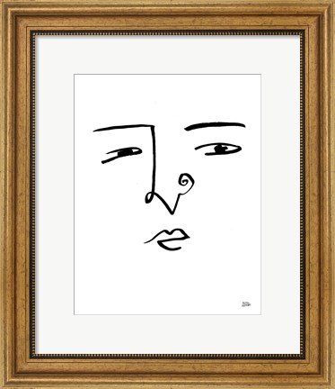 Framed Making Faces VII Print