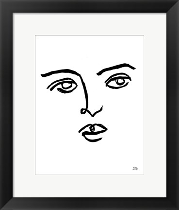 Framed Making Faces VI Print