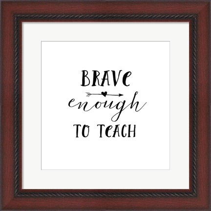 Framed Teacher Inspiration II Print
