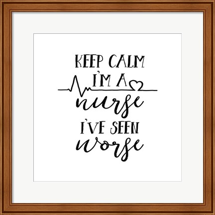 Framed Nurse Inspiration II Print