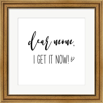 Framed Mom Inspiration I Print