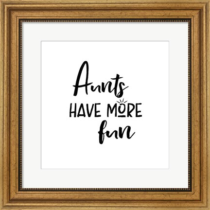 Framed Aunt Inspiration II Print