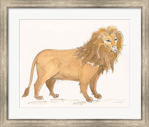 Framed Big Cats II Print