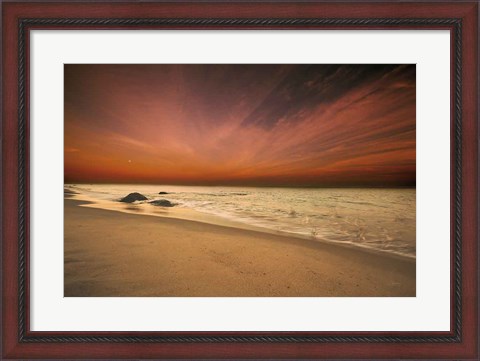 Framed Marthas Vineyard Beach III Print