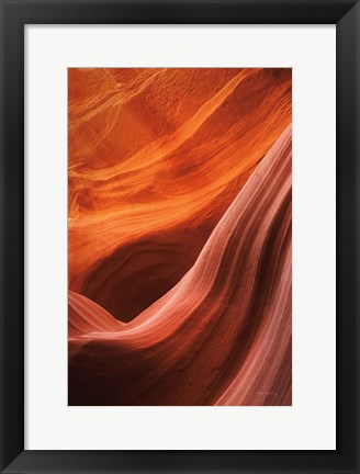 Framed Lower Antelope Canyon V Print