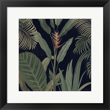 Framed Dramatic Tropical II Light Print