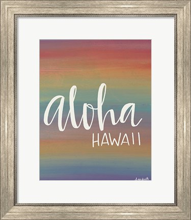 Framed Aloha Print