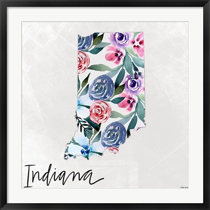 Framed Indiana Print