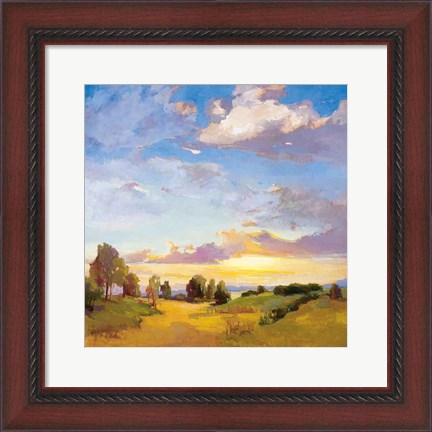 Framed Golden Horizons Print