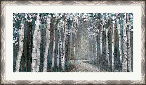 Framed Mineral Forest Print