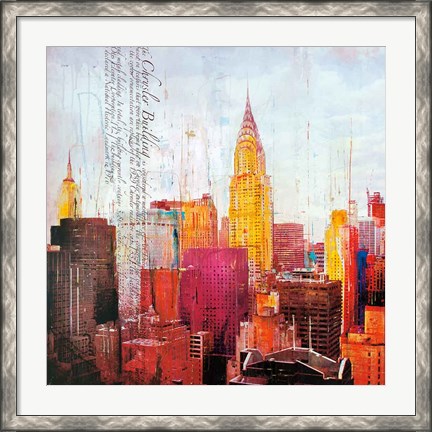 Framed City That Never Sleeps II Print