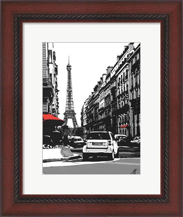 Framed Paris II - Black Print