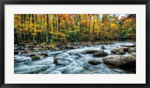 Framed Painted Autumn Print