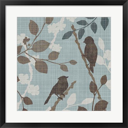 Framed Sparrow&#39;s Garden II Print