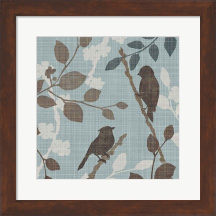 Framed Sparrow&#39;s Garden II Print