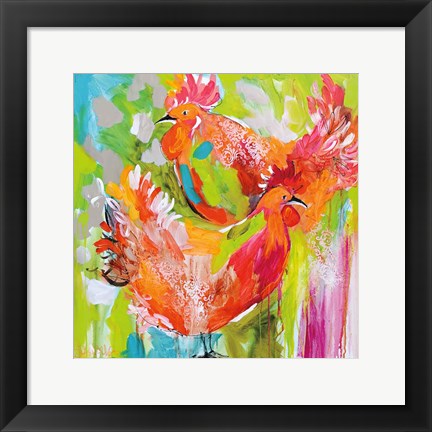 Framed You Ruffle My Feathers Print