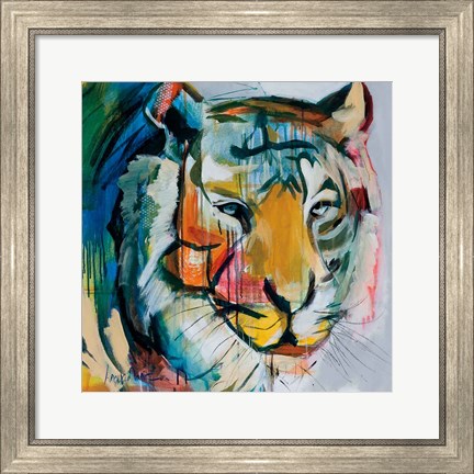 Framed Tiger Tiger Print