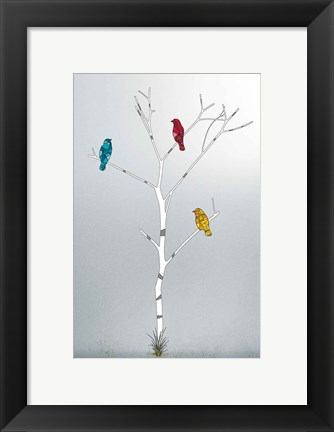 Framed Three In A Tree Print