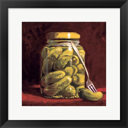 Framed Pickle Fork Print