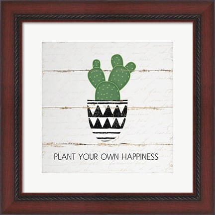 Framed Plant Happiness Print