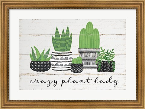 Framed Crazy Plant Lady Print
