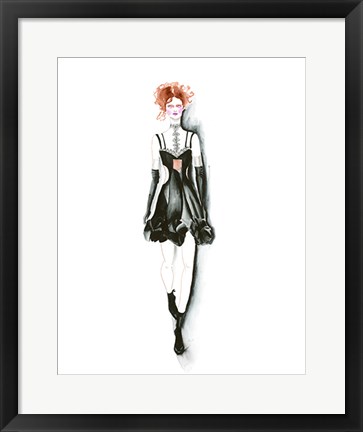 Framed Fashion Girl Print