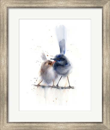 Framed Perched Birds Print