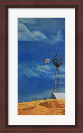 Framed Windmill Ranch Print